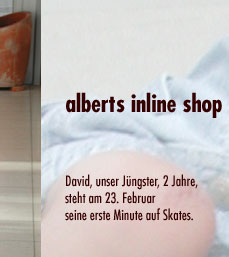 10 Jahre alberts inline shop - 2003: Kind lernt skaten