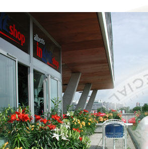 alberts inline shop Terrasse