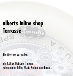 alberts inline shop Terrasse